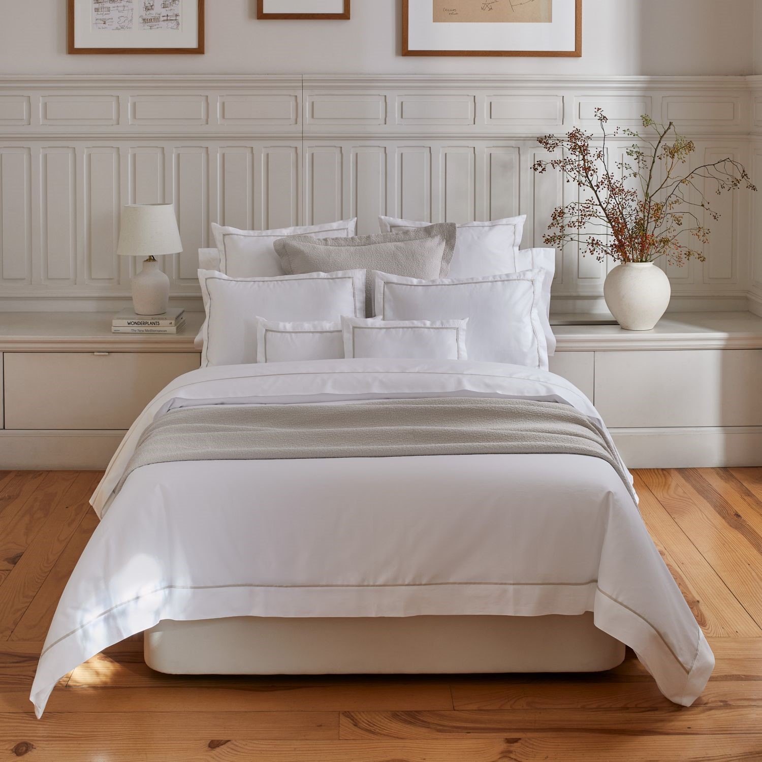 Estate ESTATE King duvet cover white/latte 1001178