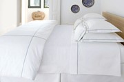 Classic Hotel CLASSIC HOTEL Queen sheet set white/taupe 1000009 View 2